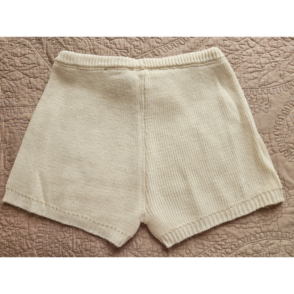 NWOT Spirit Jersey Women's New York Red Ivory LS Knit Sweater & Shorts Set, Med. - Picture 10 of 12